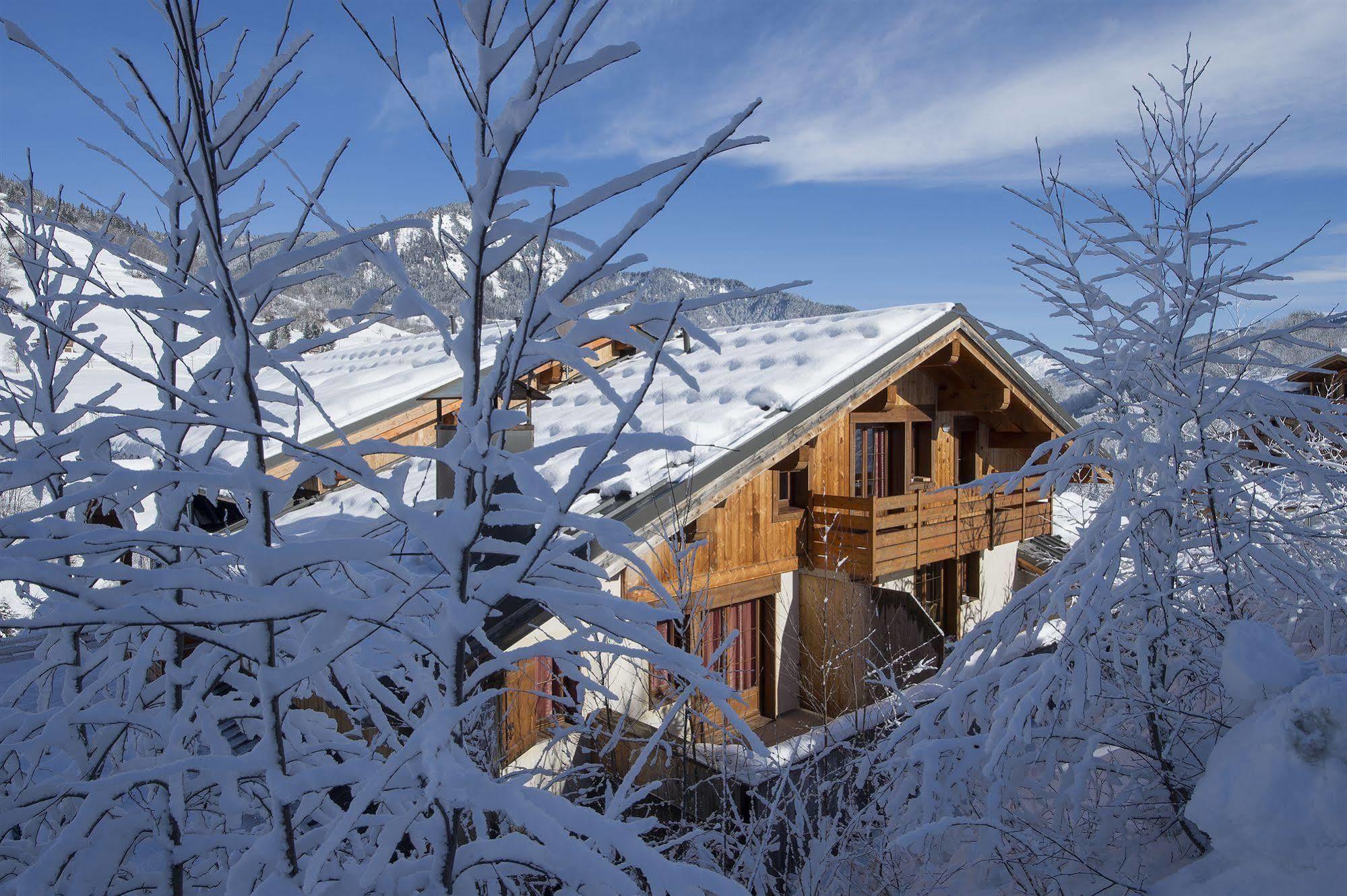 Résidence Néméa Les Chalets Des Evettes Flumet Exterior foto