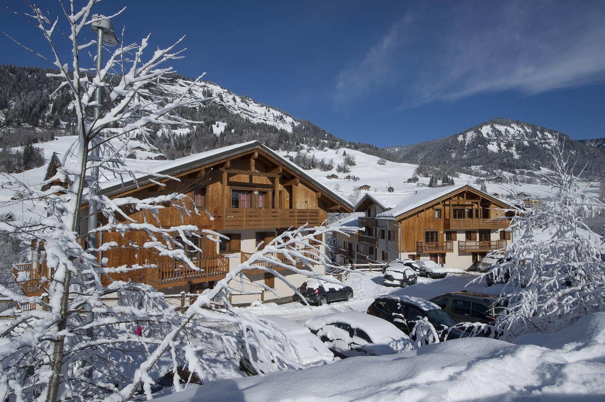 Résidence Néméa Les Chalets Des Evettes Flumet Exterior foto